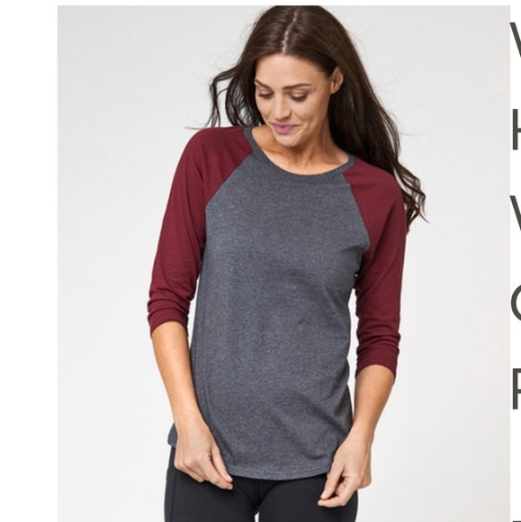 Pact Organic 3/4 Sleeve Tee - Picture 1 of 10